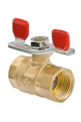 MINKOR Кран шар., рукоятка бабочка вн.-вн. 3/4&quot; MK.217.Y.05