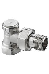 Вентиль, отсекающий, угловой, 1/2&quot;, 1/2&quot;, ВН, никелированный, EVR07.3412