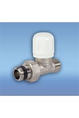 Вентиль, ручной, угловой, 3/4&quot;, 1/2&quot;, Н ЕК-Н, никелированный, EVR01.3412