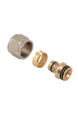 Соединитель коллекторный обжимной для полимерной PEX трубы 16 (2,0) Valtec VTc.709.N.1604