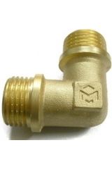 MINKOR Угольник нар.-нар. 1/2&quot; (латунь) MKr.093.Y.0004