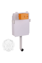 BETTER BAC Бачок встраиваемый h527x415xP120 мм. для напольного унитаза (без кнопки), Белый, ML.BTR-27.662