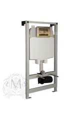 BETTER NORM Сист. инсталляции h1150x500 мм. для подв. WC (крепление стена-пол, без кнопки), Белый, ML.BTR-27.660