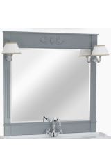 KANTRI Зеркало L112хH110хP4 см, цвет: Antracite Anticato, 26747