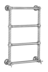 EDERA Полотенцесушитель водяной h710/790х410/490 мм, Хром, ML.EDR-HY.200.CR