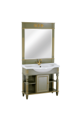 KANTRI База L96хH81хP35 см, д/раковины 95 см, 1 дверь, Oliva, 26679