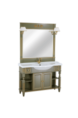 KANTRI База L119хH81хP35 см, д/раковины 121 см, 2 двери 2 ящика, Oliva, 26675