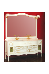 MALAGA 170 База двойная L170хH80хP58 см, Avorio/Dorato, PS.MLG-BA170.AD.DO