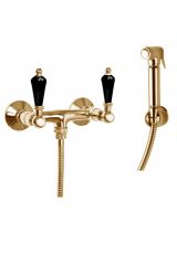 Смеситель с гигиеническим душем, шлангом 120см и держателем Cezares DIAMOND-DIF-03/24-Sw-N