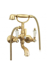 Смеситель Fiore Gioielli Sky 09ZZ0610 для ванны бронза, кристаллы Swarovski