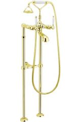 Смеситель для ванны Webert Dorian DO720801 Бронза/белый