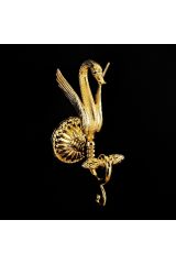 LUXOR Крючок двойной, Золото, 26123