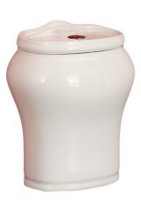 MILADY Бачок моноблока, с отв. для кнопки слива, керамика, Белый, ML.MLD-25.748.BI