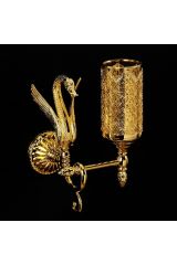 LUXOR Стакан настенный, стекло, Золото, 26162