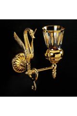 LUXOR Стакан настенный, хрусталь, Золото, 26117