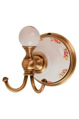 PROVANCE Крючок, керамика с декором, Бронза, ML.PRO-60.509.BR