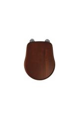 BELLA Крышка/сиденье унитазa Lux, с системой Microlift, Орех/хром, ML.BLL-26.110.NC.CR