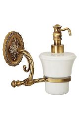 EDERA Дозатор жидкого мыла настенный, керамика, Золото, ML.EDR-60.307.DO