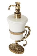EDERA Дозатор жидкого мыла настольный, керамика, Бронза, ML.EDR-60.317.BR