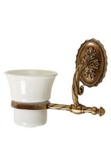 EDERA Стакан настенный, керамика, Бронза, ML.EDR-60.302.BR