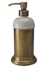 MIRELLA Дозатор жидкого мыла настольный, керамика, Хром, ML.MRL-4412.CR