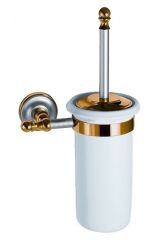 MIRELLA Ершик настенный, керамика, Хром/золото, ML.MRL-M065.CRDO