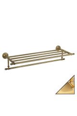 MIRELLA Полка-держатель для полотенец L65хh14xP24 см., Золото, ML.MRL-M084.DO