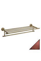 MIRELLA Полка-держатель для полотенец L65хh14xP24 см., Медь, ML.MRL-M084.RA