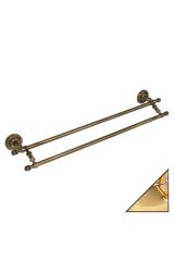 MIRELLA Полотенцедержатель двойной L62-65 см., Золото, ML.MRL-M080.DO