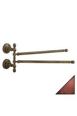 MIRELLA Полотенцедержатель двойной поворотный L34 cm., Медь, ML.MRL-M055.RA