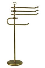 MIRELLA Стойка h96 см. низкая для полотенец, Бронза, ML.MRL-2101.BR