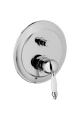 Смеситель для ванны Webert Dorian DO860101 Хром/белый