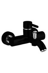 Смеситель для ванны Webert Elio EL850102 Черный матовый/глянцевый хром