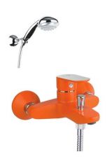 Смеситель Fiore Kevon Chic 81OX8150 для ванны (оранжевый) orange/chrome