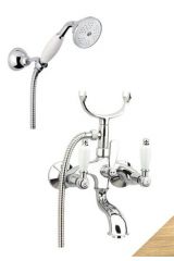 Смеситель Fiore Coloniale 02ZZ0611 для ванны бронза Лейка ретро