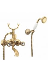 Смеситель Fiore Venere Sky 13ZZ0611 для ванны бронза, кристаллы Swarovski