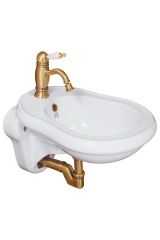 BELLA Биде подвесное, керамика, Белый, ML.BLL-25.130.BI