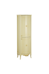 BELLA Пенал 2 двери SX (филенчатые с лилией) 49xH170x43см., Decape Sabbia, 26659