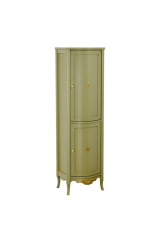 BELLA Пенал 2 двери DX (филенчатые с лилией) 49xH170x43см., Oliva, 25935