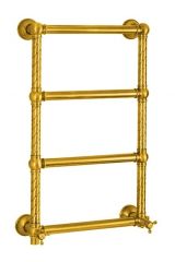 EDERA SX Полотенцесушитель электрический h710/790х410/490 мм.(включение слева), Золото, ML.EDR-EL.100.DO