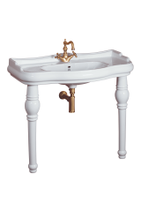 BELLA Раковина 100см, 1/3 отв., ML.BLL-25.100.BI