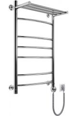 Электрический полотенцесушитель Вид 5 с полкой, 60x50