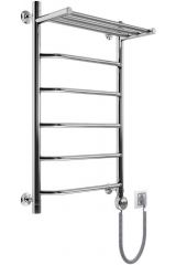 Электрический полотенцесушитель Вид 6 с полкой, 60x60