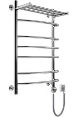 Электрический полотенцесушитель Цунами с полкой, 60x60