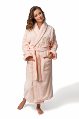 DOLCE BAGNO Халат банный, 100% хлопок, размер: 54-57, Розовый, 26051
