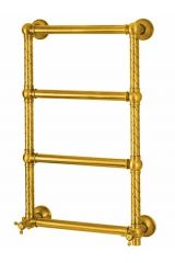 EDERA DX Полотенцесушитель электрический h710/790х410/490 мм.(включение справа), Золото, ML.EDR-EL.101.DO