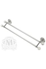 AMERIDA Полотенцедержатель двойной L60 см, SWAROVSKI, Хром, ML.AMR-60.423.CR