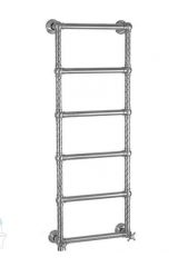 EDERA SX Полотенцесушитель электрический h1200/1280x410/490 мм.(включение слева), Хром, ML.EDR-EL.110.CR