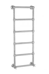 EDERA Полотенцесушитель водяной h1200/1280х410/490 мм, Хром, ML.EDR-HY.210.CR