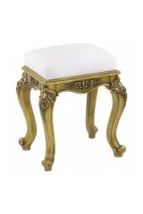 MIGLIORE Пуфик прямоугольный для ванной комнаты, Золото, 27093